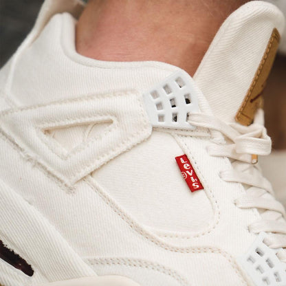 Levis x Nike Air Jordan 4 White - Kick Game