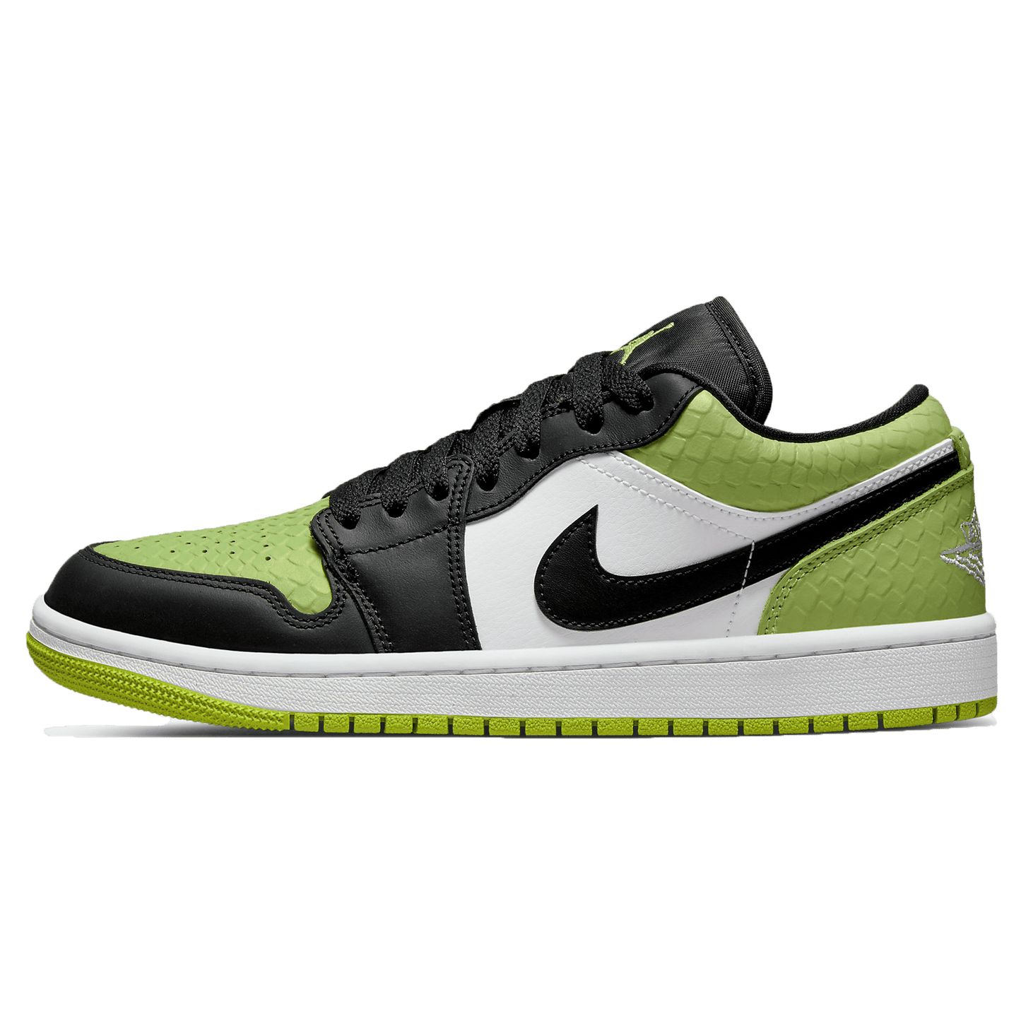 Air Jordan 1 Low SE Wmns 'Vivid Green Snakeskin - Kick Game