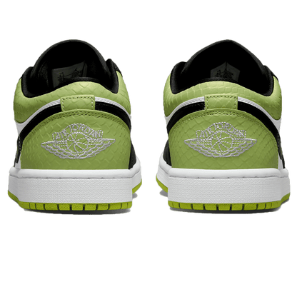 Air Jordan 1 Low SE Wmns 'Vivid Green Snakeskin - Kick Game
