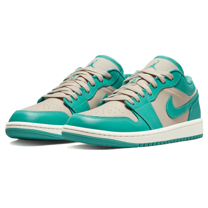 Air Jordan 1 Low Wmns 'Tropical Teal Sandy Beige' - Kick Game