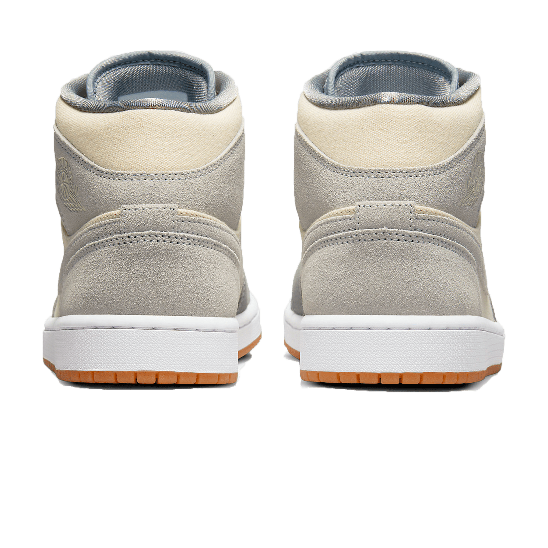 Air Jordan 1 Mid Cream Grey - Kick Game