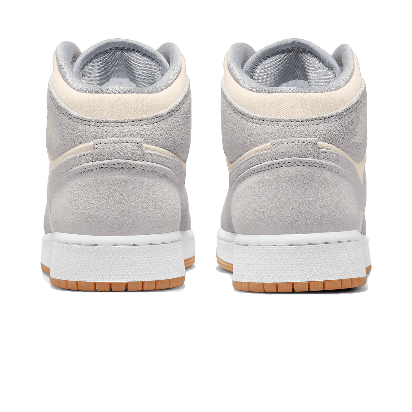 Air Jordan 1 Mid GS 'Coconut Milk Particle Grey' - Kick Game