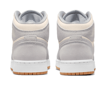 Air Jordan 1 Mid GS 'Coconut Milk Particle Grey' - Kick Game