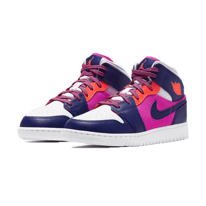 Air Jordan 1 Mid GS 'Fire Pink' - Kick Game