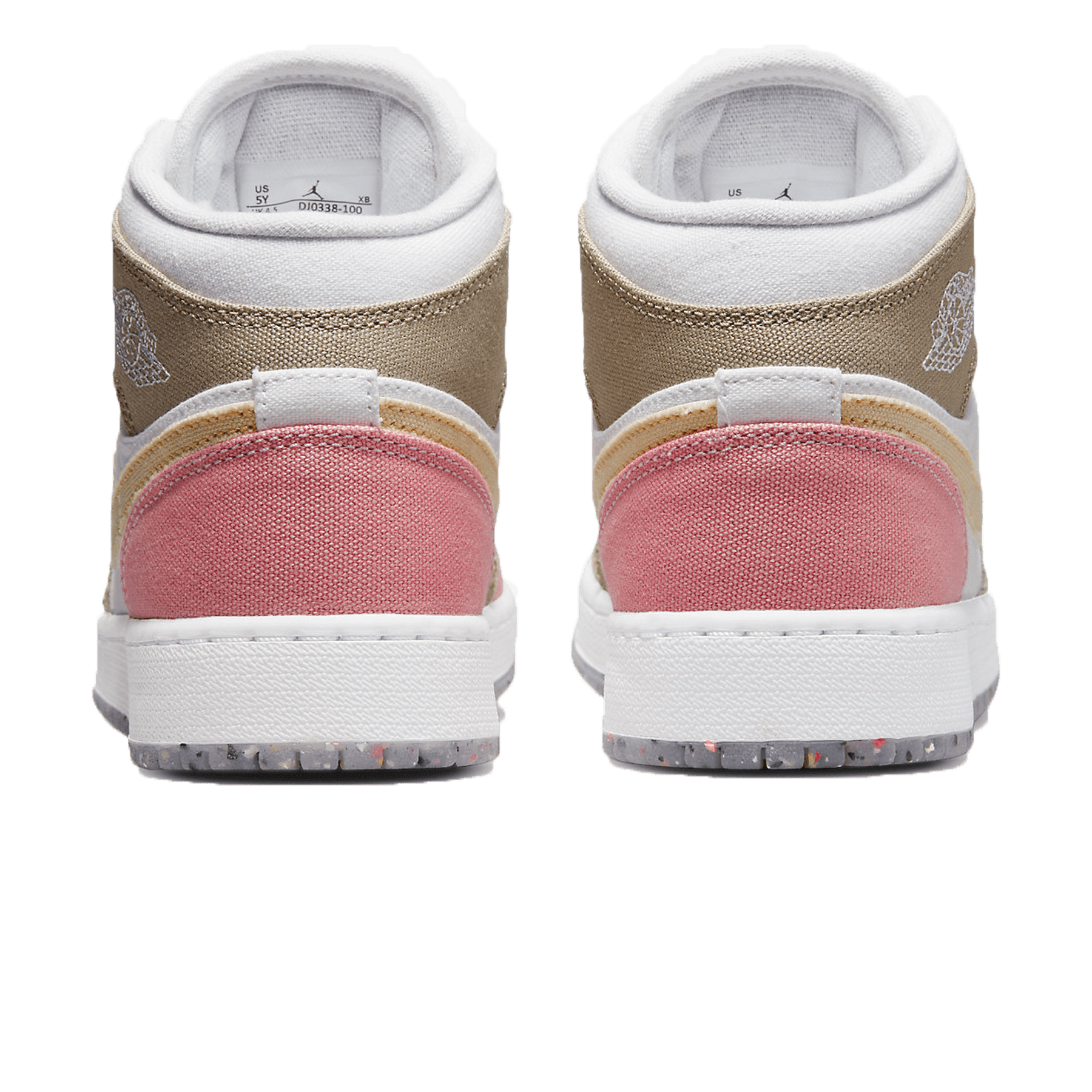 Air Jordan 1 Mid GS Pink Tan - Kick Game