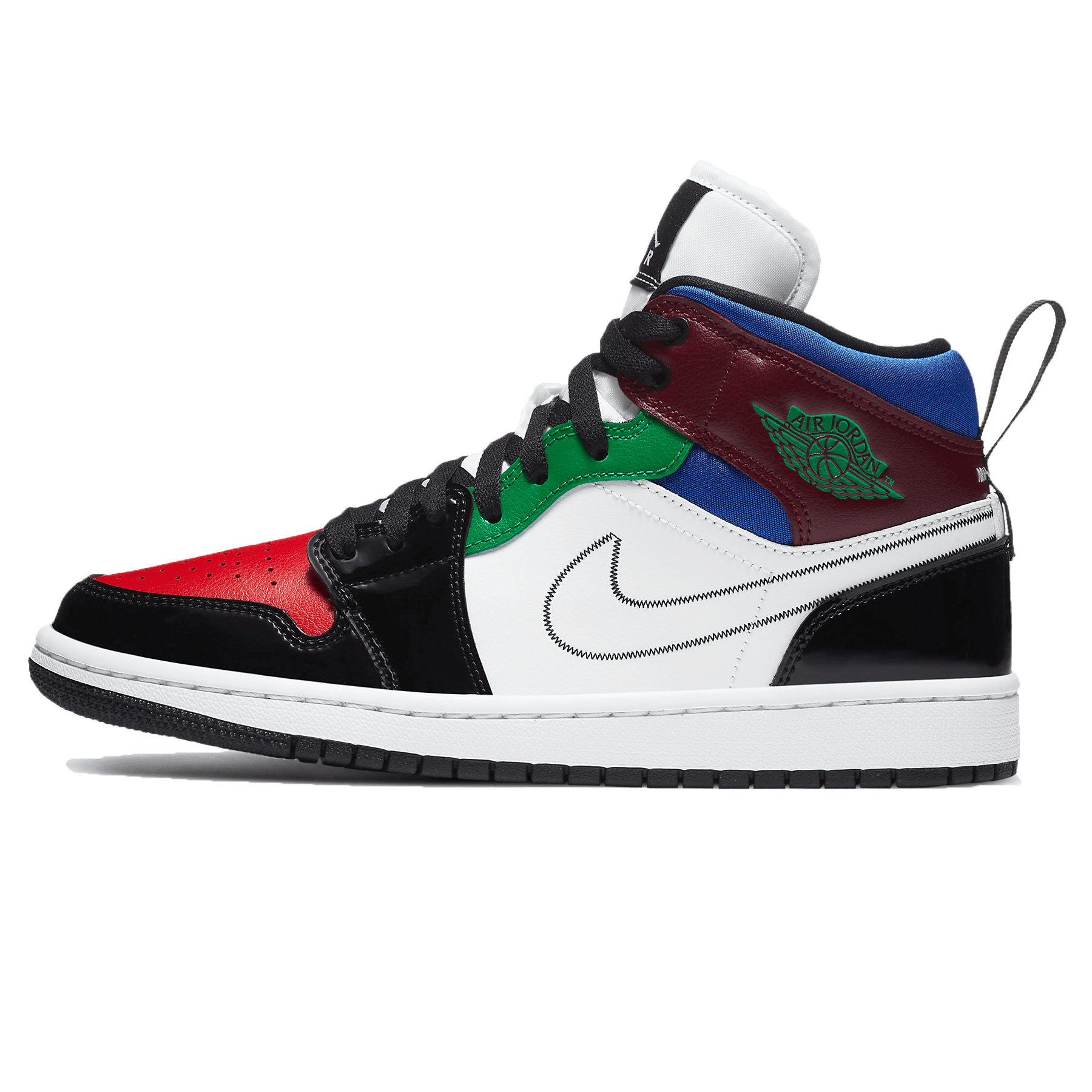 Air Jordan 1 Mid SE Wmns 'Multi-Color' - Kick Game