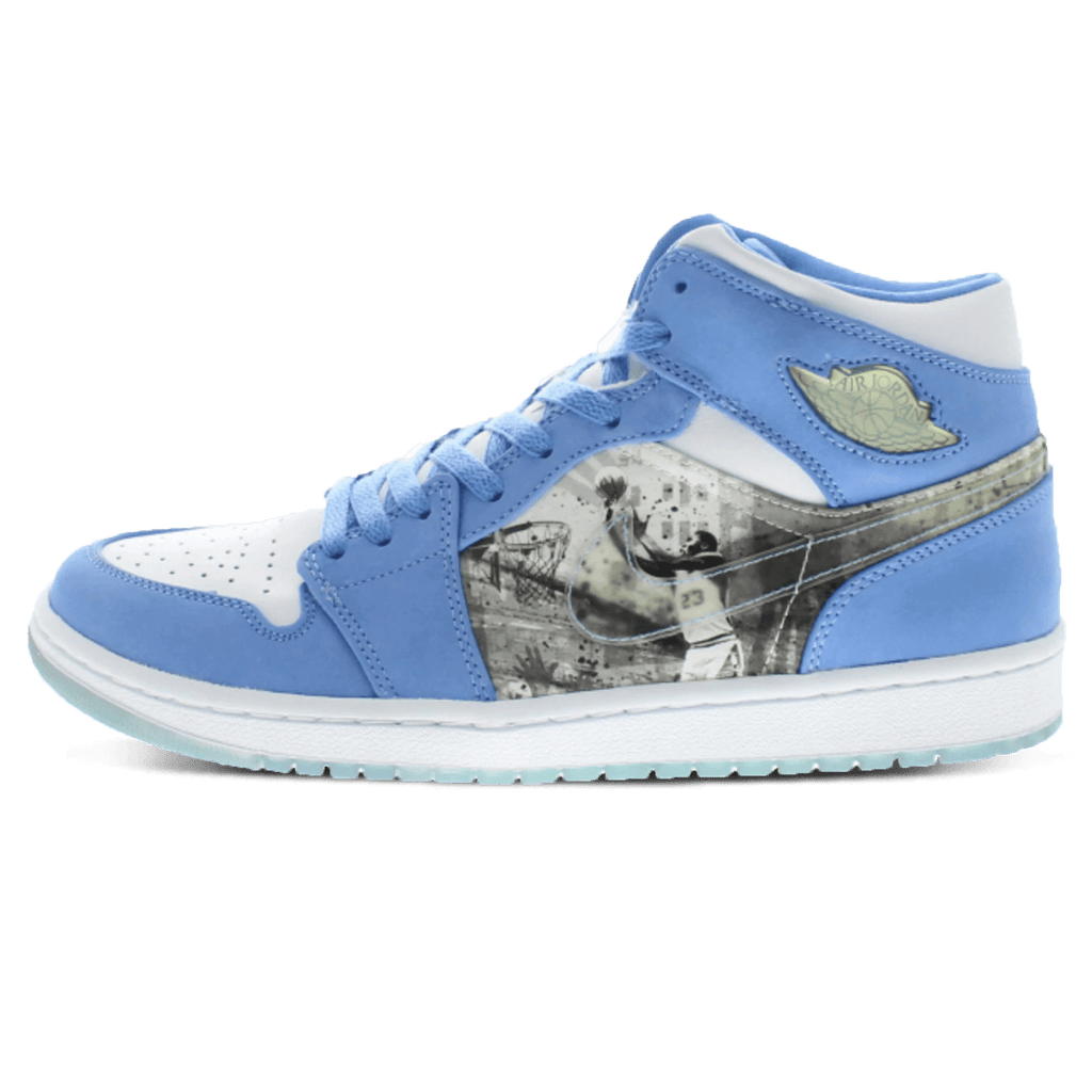 Air Jordan 1 Retro Alpha White University Blue Kick Game
