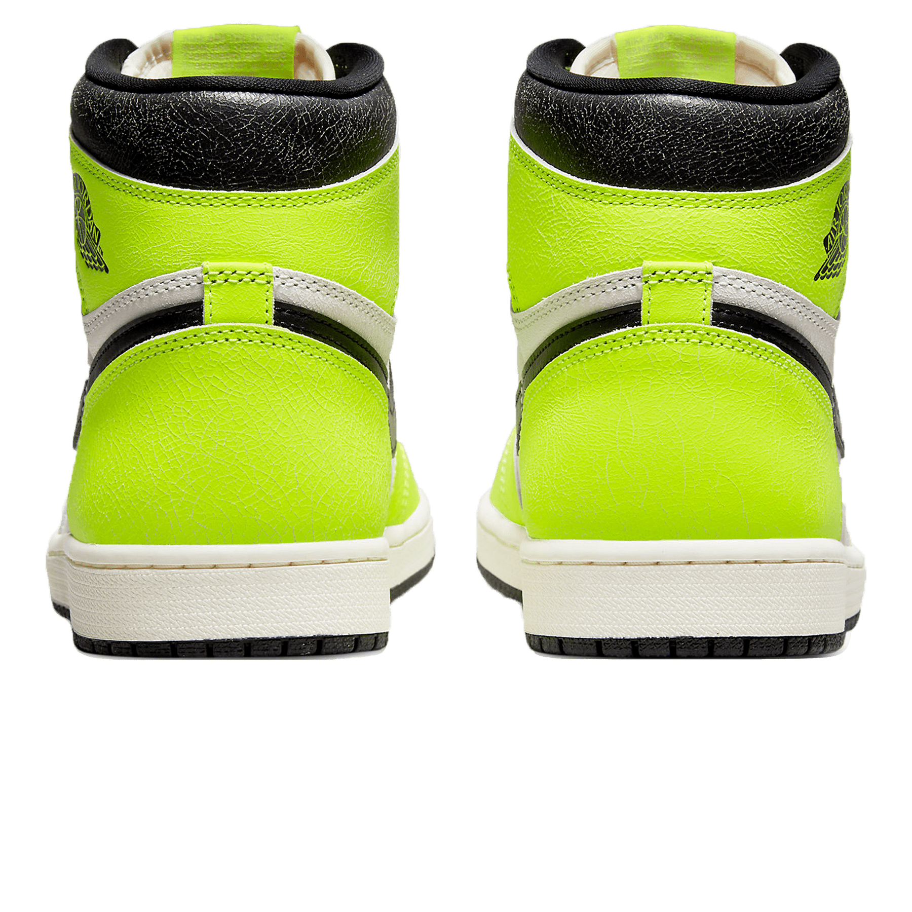 neon green air jordans