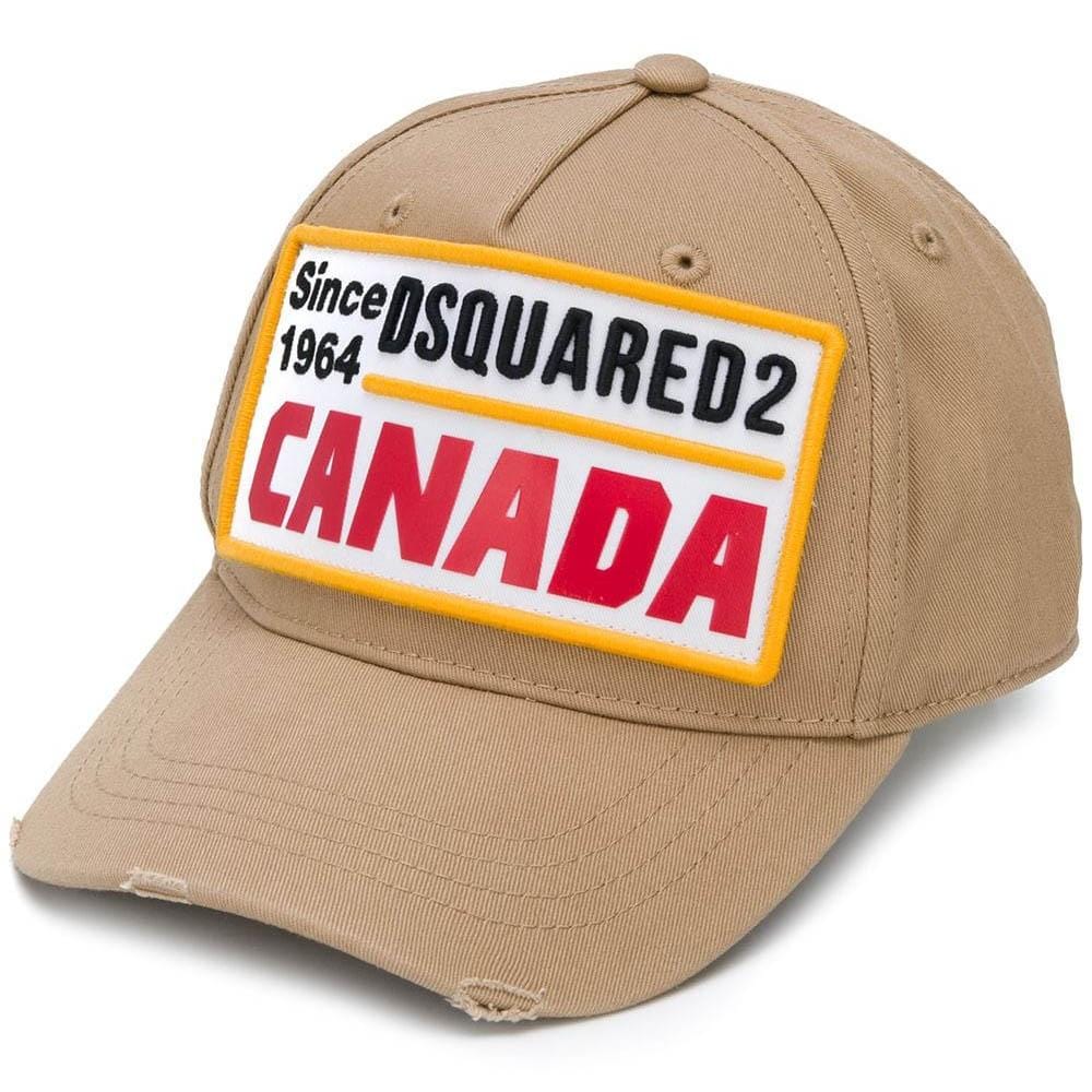 DSQUARED2 Canada Baseball Cap Beige - Kick Game