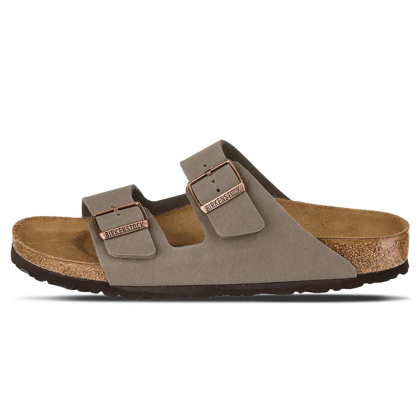 Birkenstock Arizona Birko-Flor Nubuck 'Stone' - Kick Game