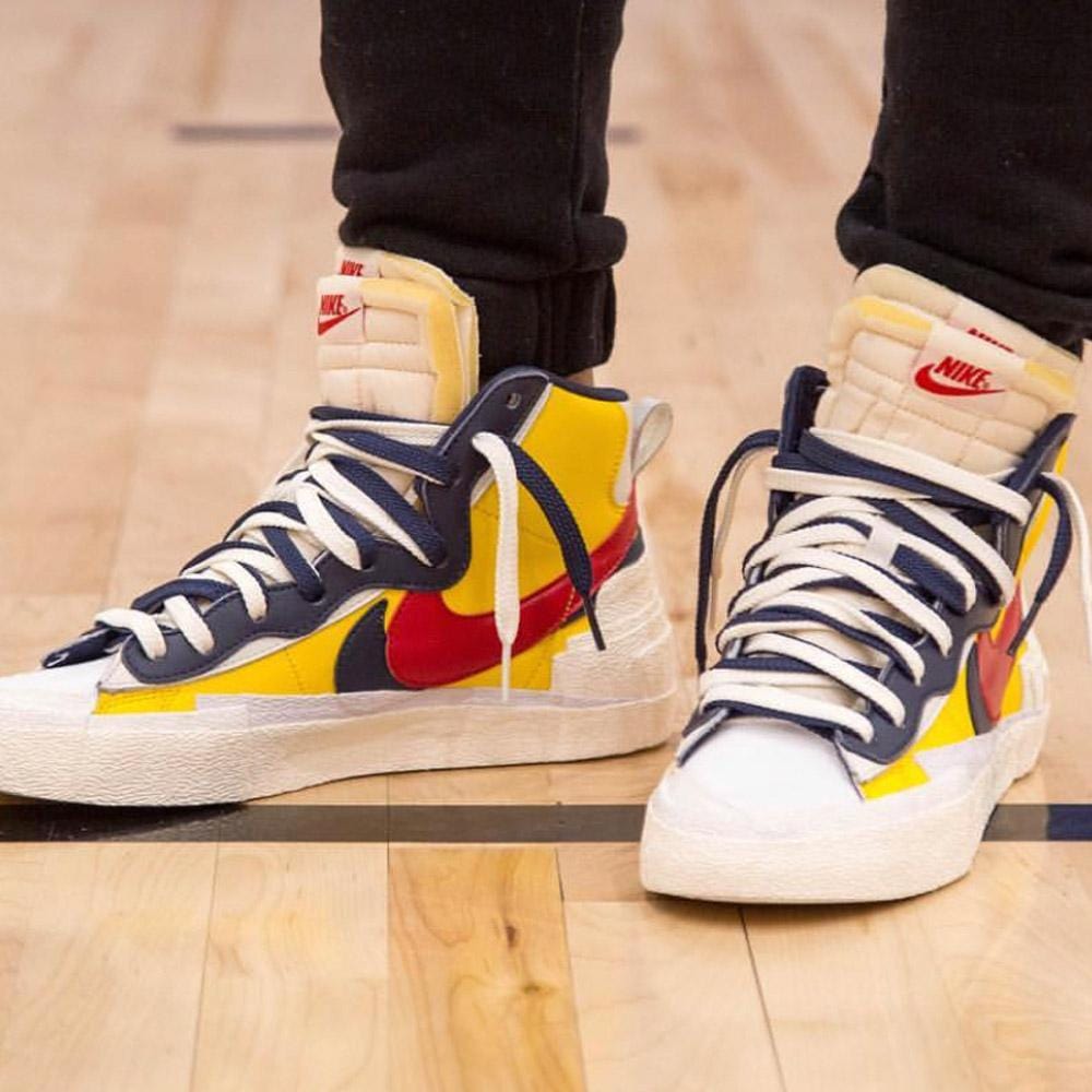Sacai x Nike Blazer Mid 'Maize Navy' - Kick Game