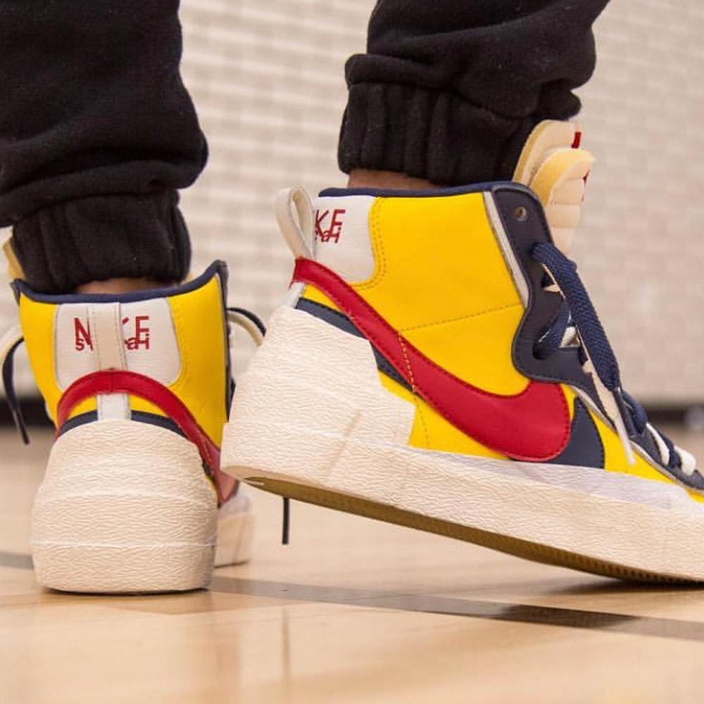 Sacai x Nike Blazer Mid 'Maize Navy' - Kick Game