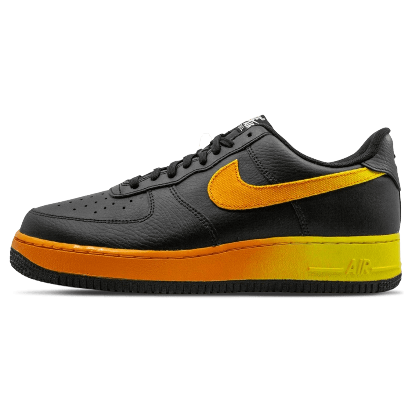 black & orange air force 1 lv8