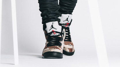 AIR JORDAN 5 RETRO SUPREME "SUPREME" CAMO - Kick Game