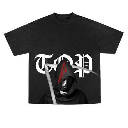 Vlone x NBA YoungBoy Murder Business Tee 'Black' - Kick Game