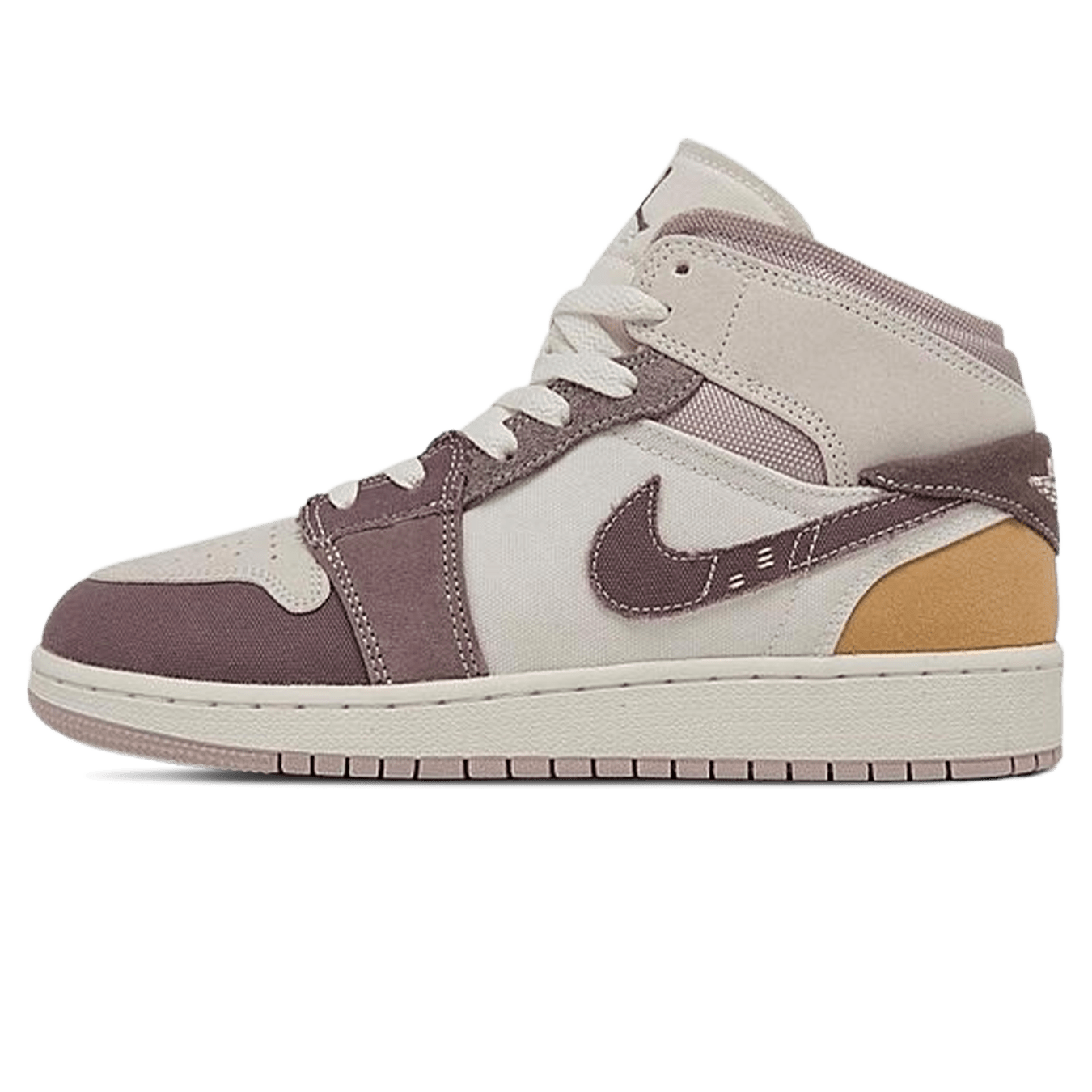 Air Jordan 1 Mid SE Craft GS 'Inside Out - Taupe Haze' - Kick Game