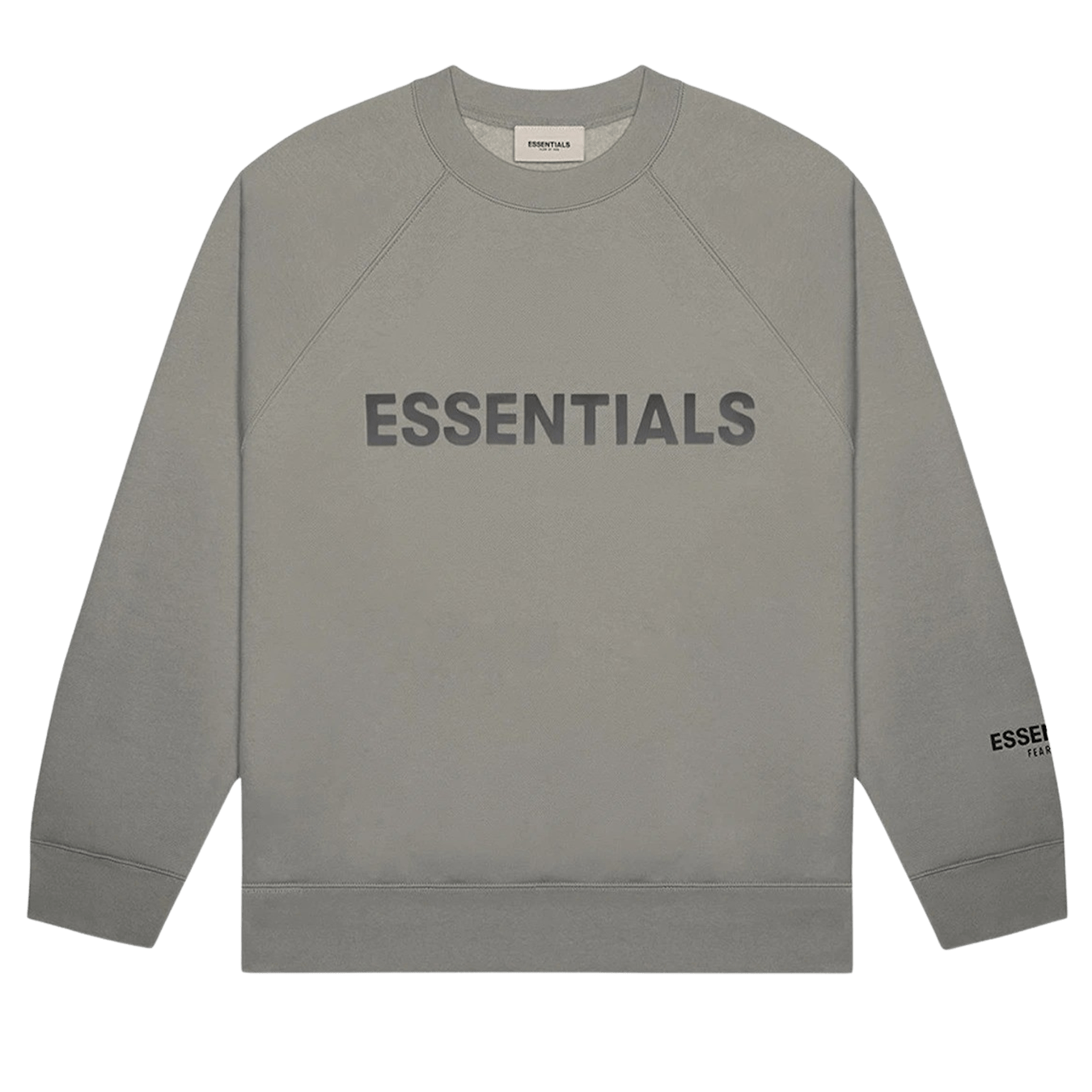 Fear of God Essentials Crewneck Sweatshirt 'Cement' - Kick Game