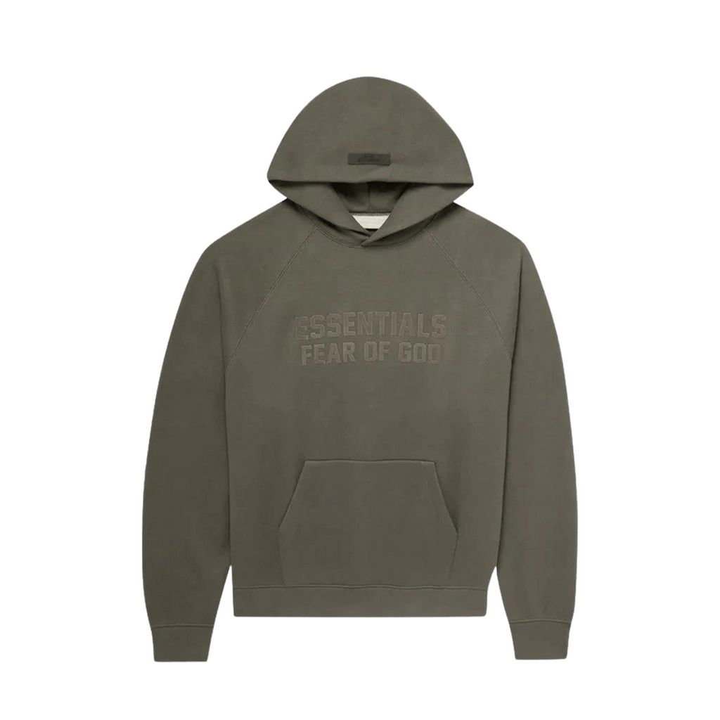 Fear of God Essentials Hoodie 'Dark Green' — Kick Game
