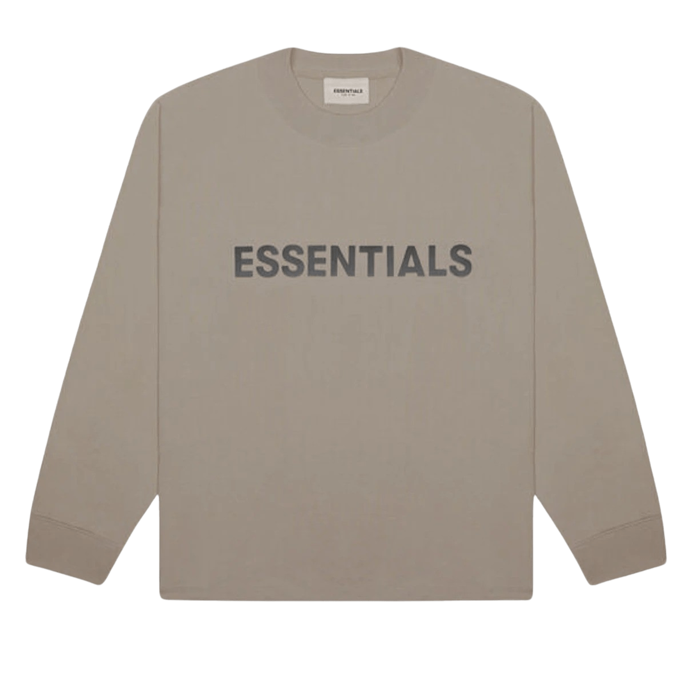 Fear of God Essentials Long-Sleeve Tee 'Taupe' - Kick Game