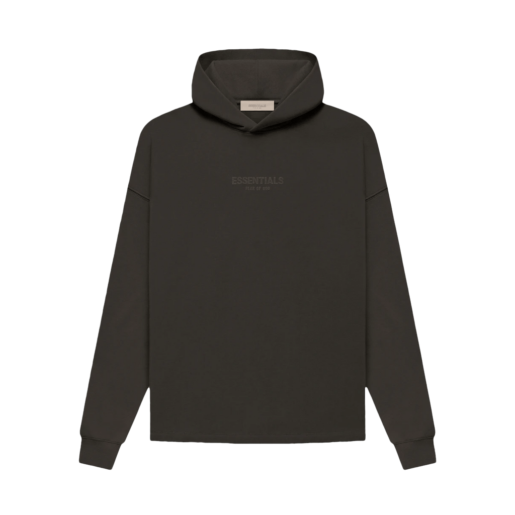 Fear of God Essentials Relaxed Hoodie Off Black – Kick Game