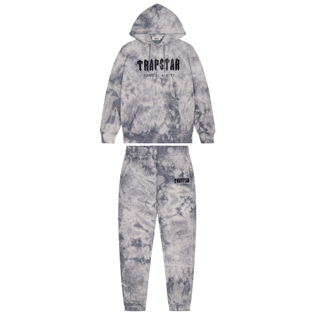 Trapstar Chenille Decoded Hooded Tracksuit-Allover Tie Dye - UrlfreezeShops