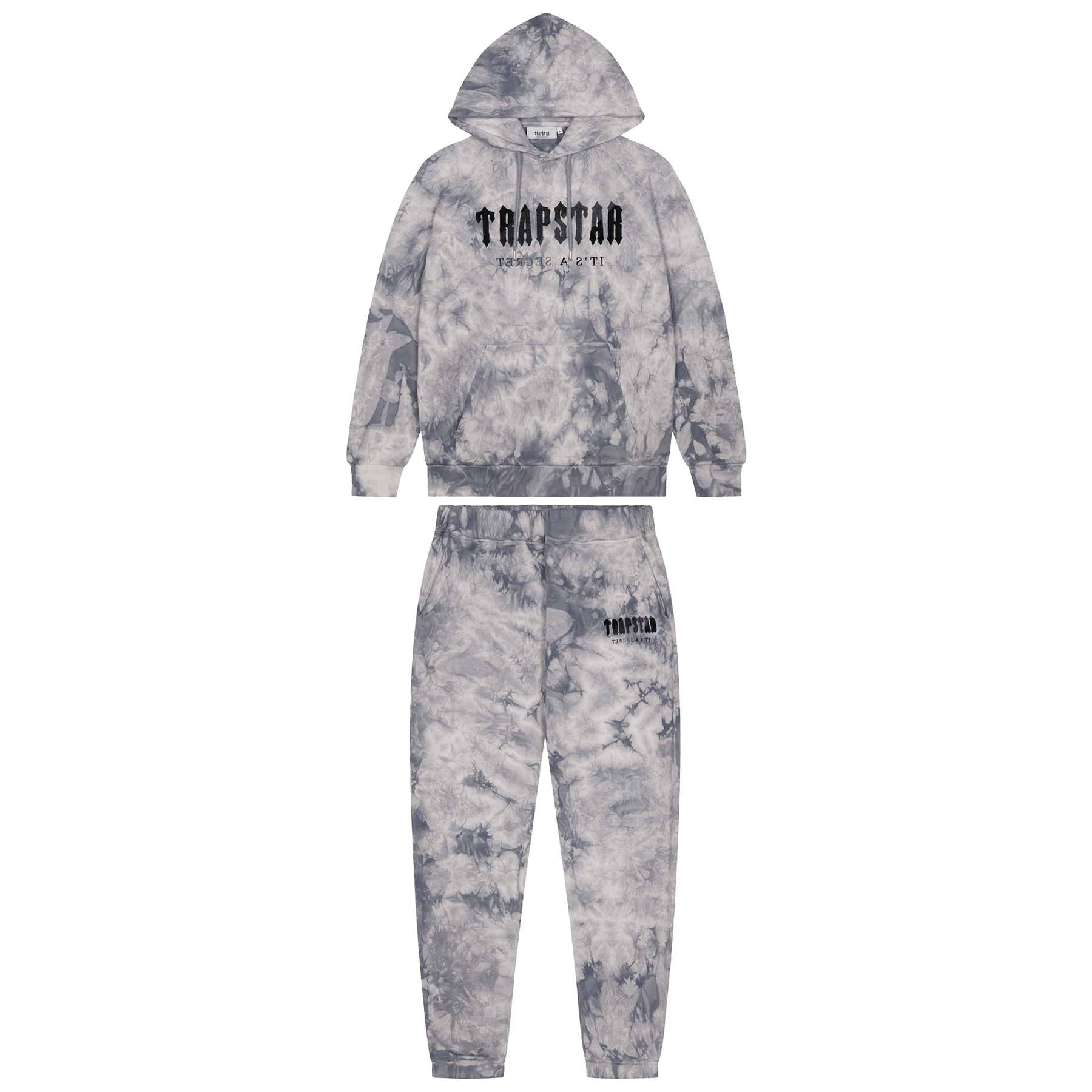 Trapstar Chenille Decoded Hooded Tracksuit-Allover Tie Dye - Kick Game