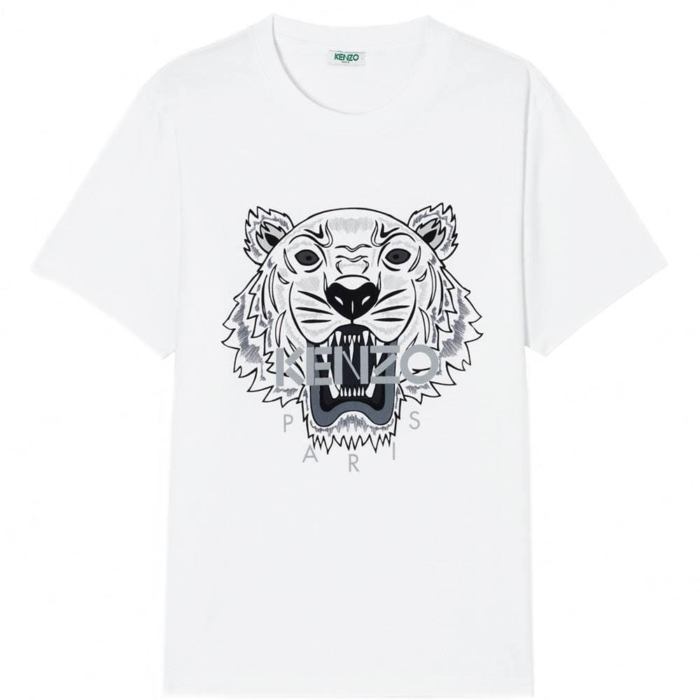 Kenzo Tiger T-Shirt White - Kick Game