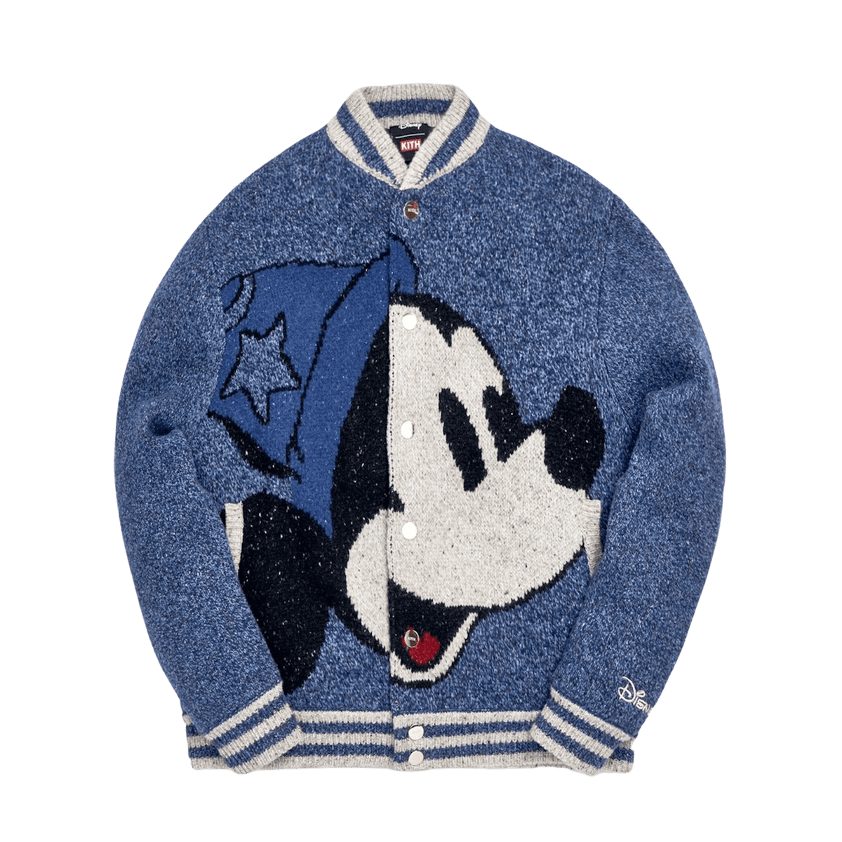 Kith x Disney Varsity Jacket 'Navy' - UrlfreezeShops