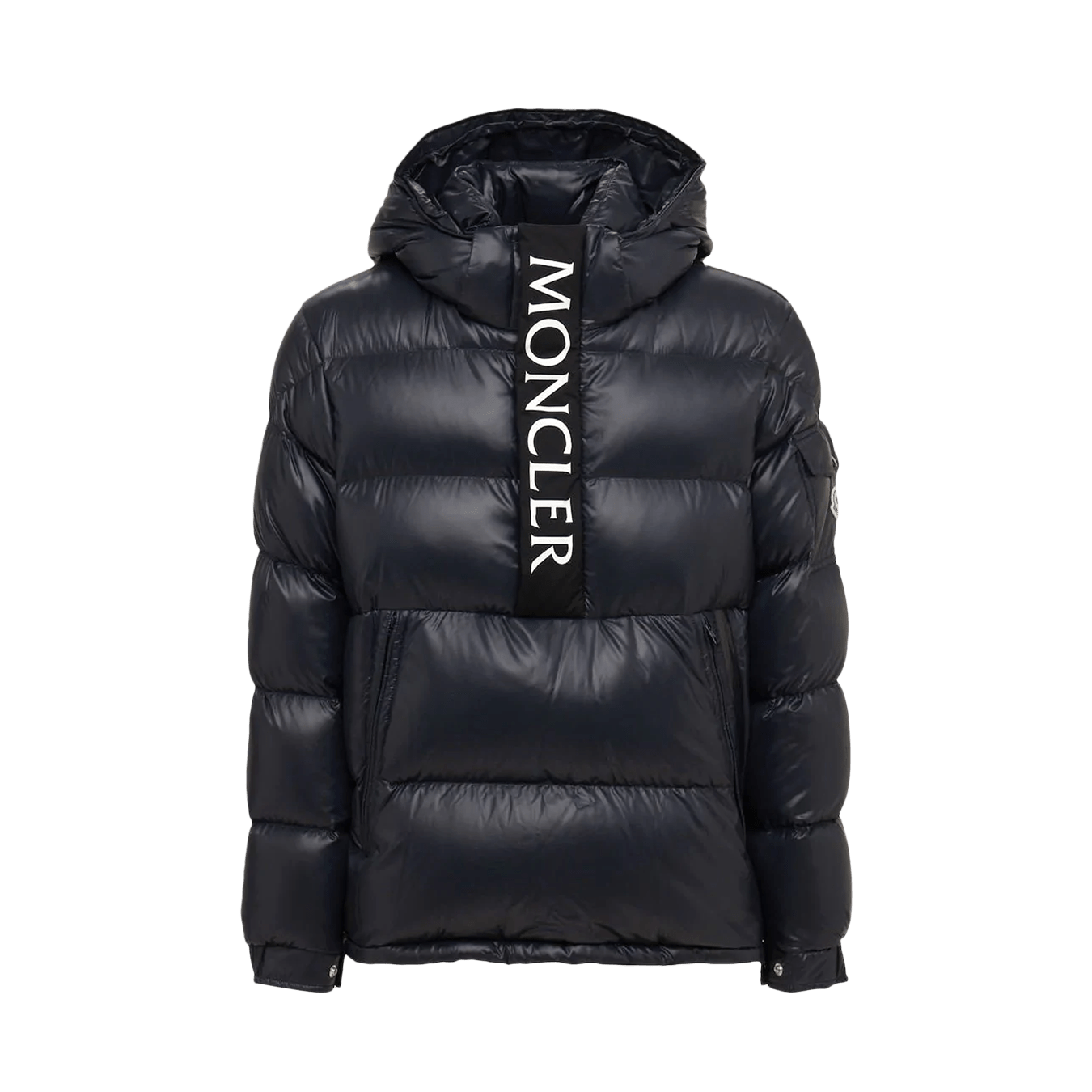MONCLER Maury hooded half-zip down coat - Kick Game
