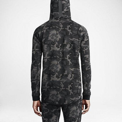 NIKE TECH FLEECE MEN'S HOODIE - Medium Ash Black - Kick Game