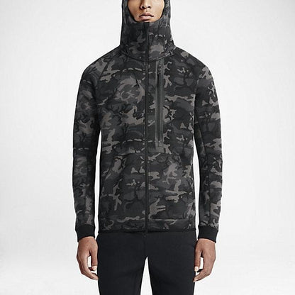 NIKE TECH FLEECE MEN'S HOODIE - Medium Ash Black - Kick Game