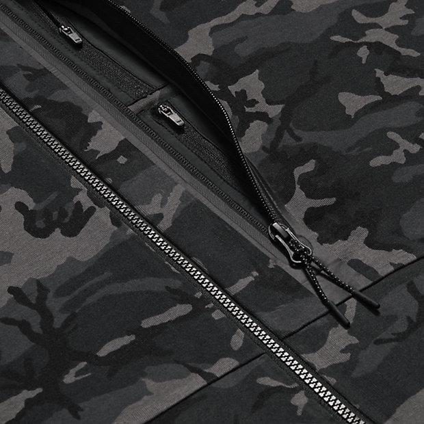 NIKE TECH FLEECE MEN'S HOODIE - Medium Ash Black - Kick Game