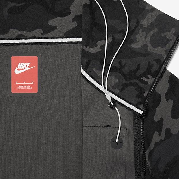 NIKE TECH FLEECE MEN'S HOODIE - Medium Ash Black - Kick Game