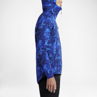 NIKE TECH FLEECE MEN'S HOODIE - BLUE CAMO - Kick Game