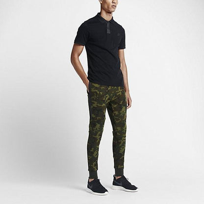 NIKE TECH FLEECE CAMO MEN'S TROUSERS - Sequoia Black - Kick Game