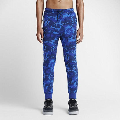 NIKE TECH FLEECE CAMO MEN'S TROUSERS - Deep Royal Blue - Kick Game