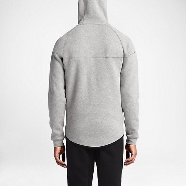 NIKE TECH FLEECE WINDRUNNER MEN'S HOODIE - Medium Grey-Black - Kick Game