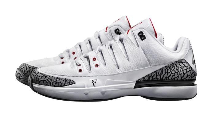 Air Jordan 3 x Nike Zoom Vapor Tour 9 White - Kick Game