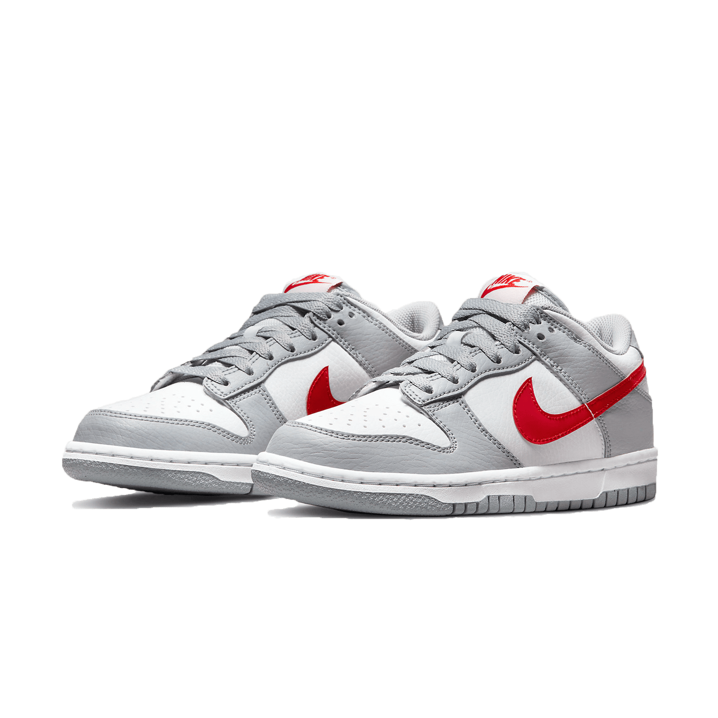 Nike Dunk Low GS 'Grey Red' - Kick Game