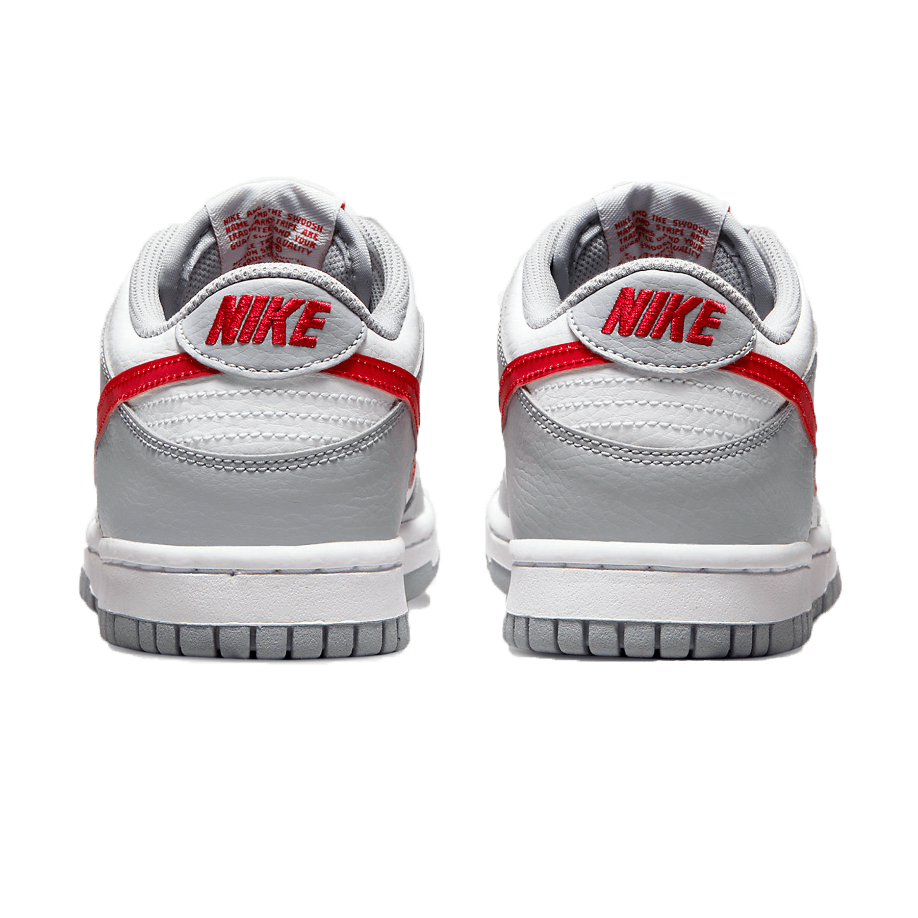 Nike Dunk Low GS 'Grey Red' - Kick Game