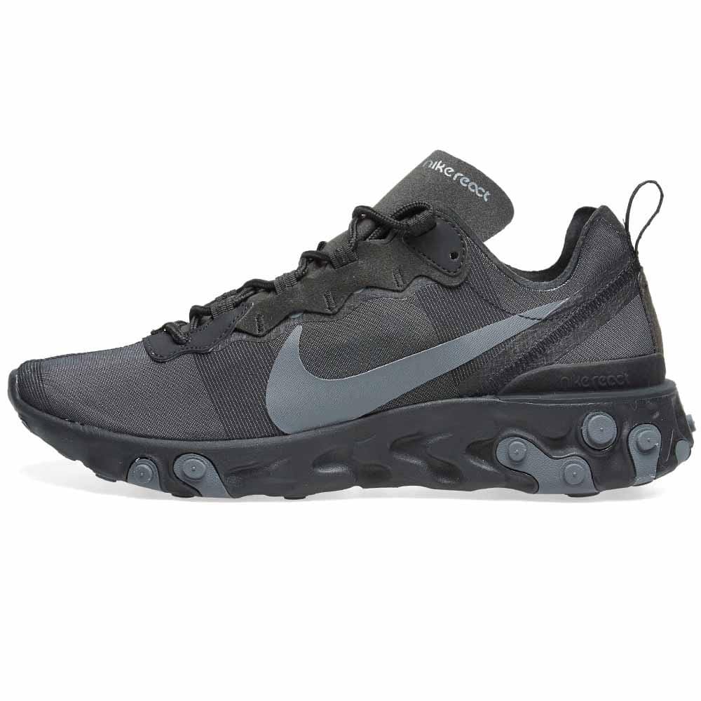 Nike React Element 55 Triple Black - Kick Game