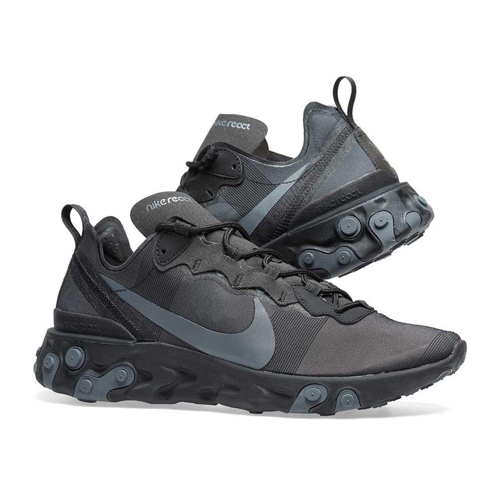 Nike React Element 55 Triple Black — Kick Game