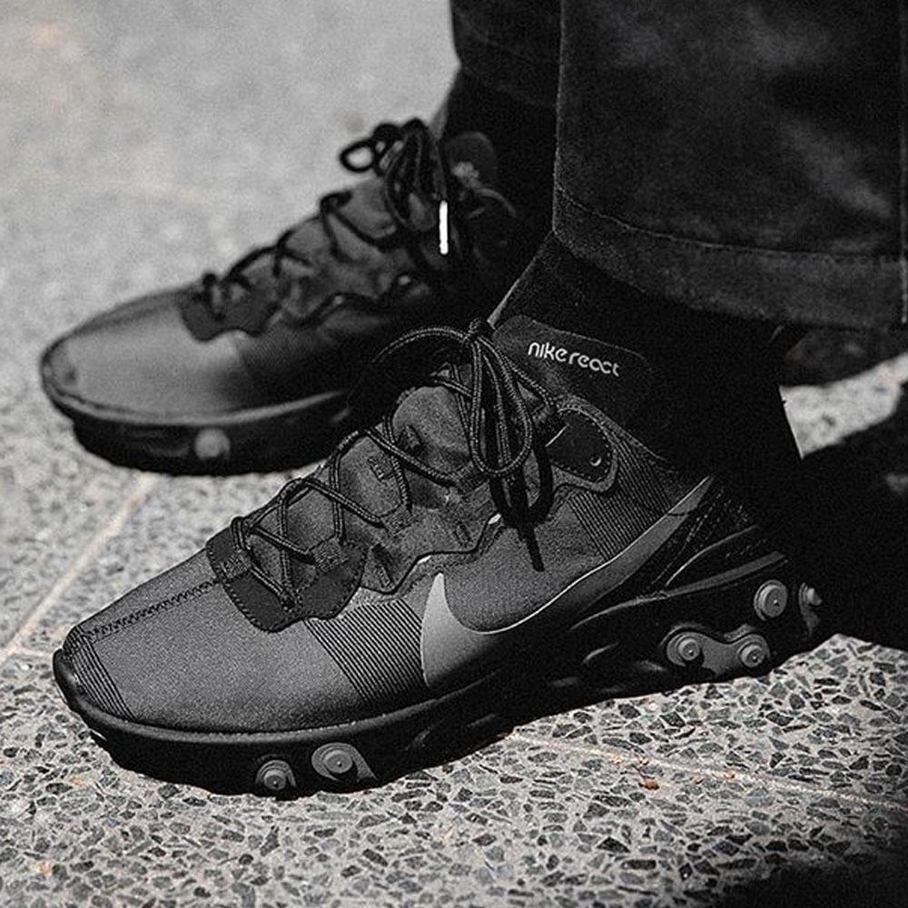 Nike React Element 55 Triple Black - Kick Game