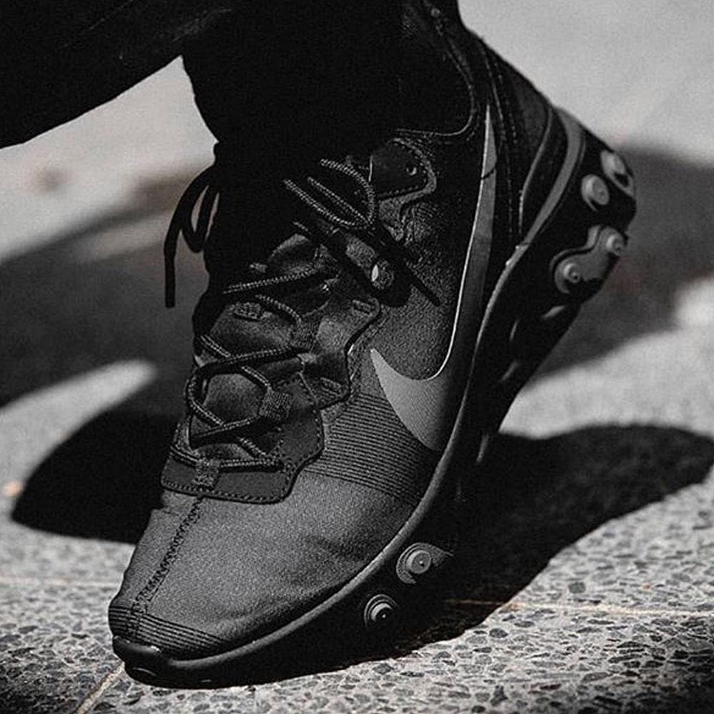 Nike React Element 55 Triple Black - Kick Game