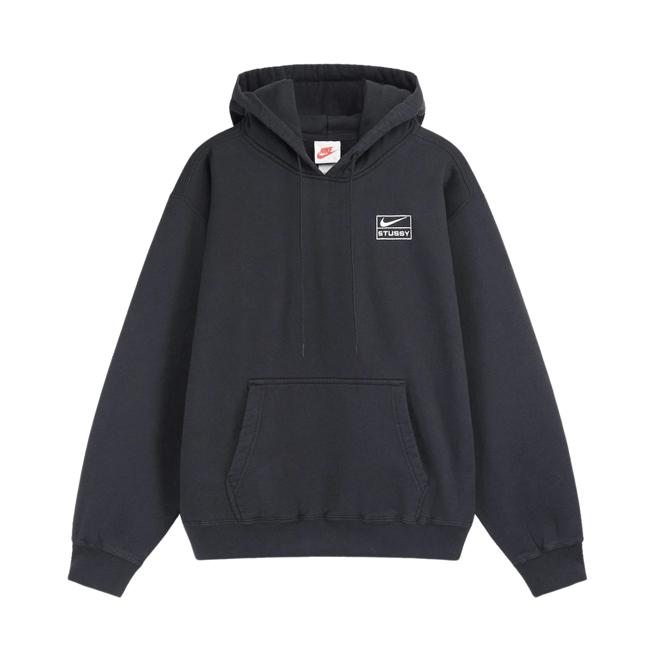 Nike x Stussy Washed Hoodie 'Black' - Kick Game