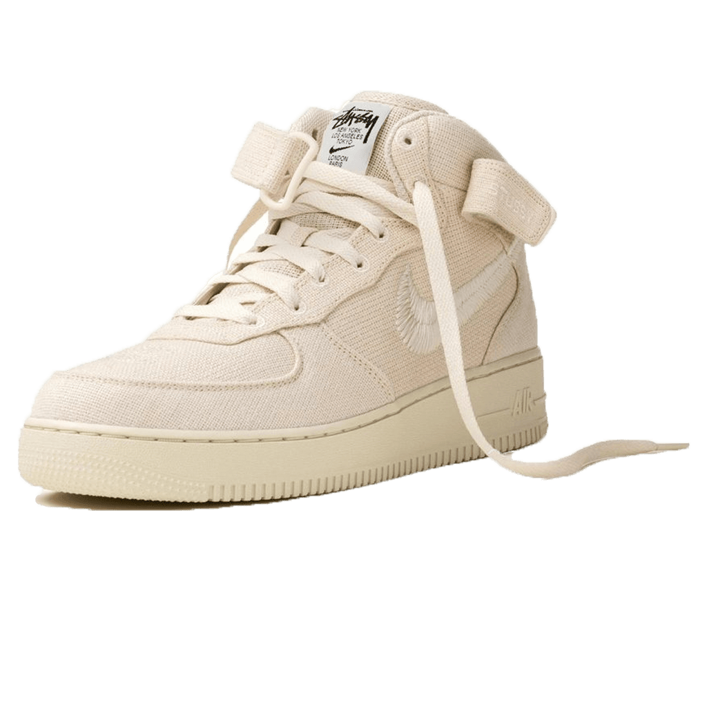 Stussy x Nike tickets Air Force 1 Mid Fossil 1