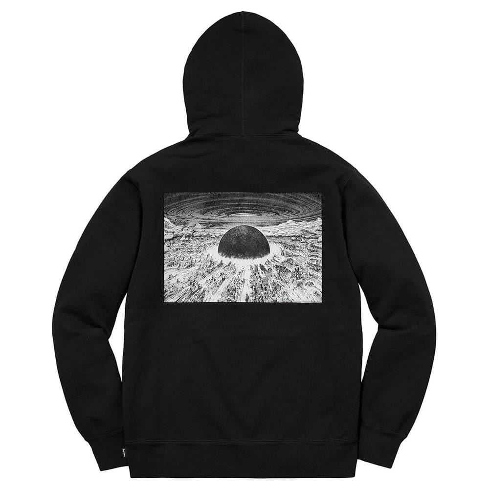 Supreme AKIRA Patches Hooded Sweatshirt Black — Kick Game