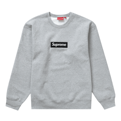 Supreme Box Logo Crewneck 'Heather Grey' (FW22) - Kick Game