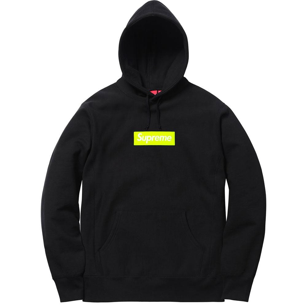 Supreme Box Logo Hooded Sweatshirt (FW17) Black - Kick Game