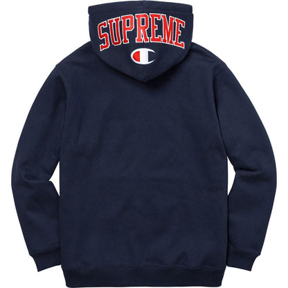 Supreme Champion Arc Logo Zip Up Sweat Navy - Kick Game